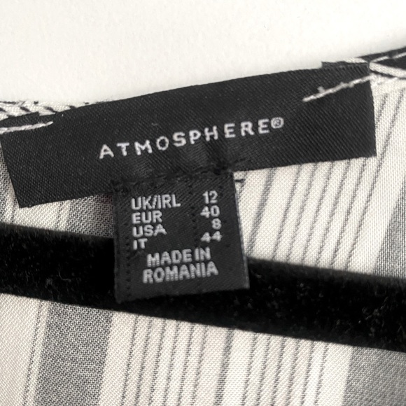 ATMOSPHERE White and black striped jumpsuit - Picture 3 of 3